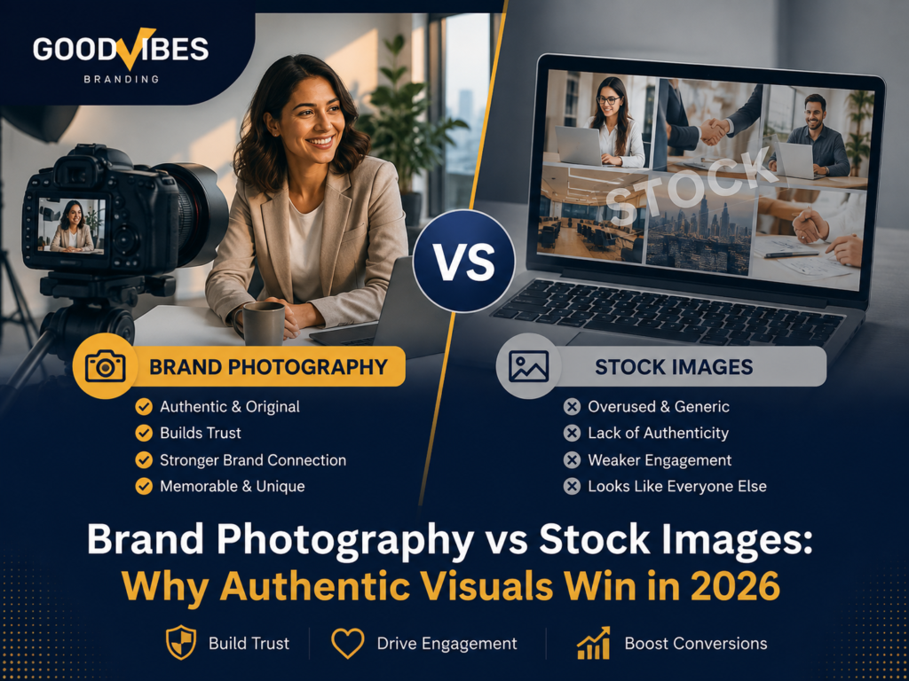 Brand Photography vs Stock Images